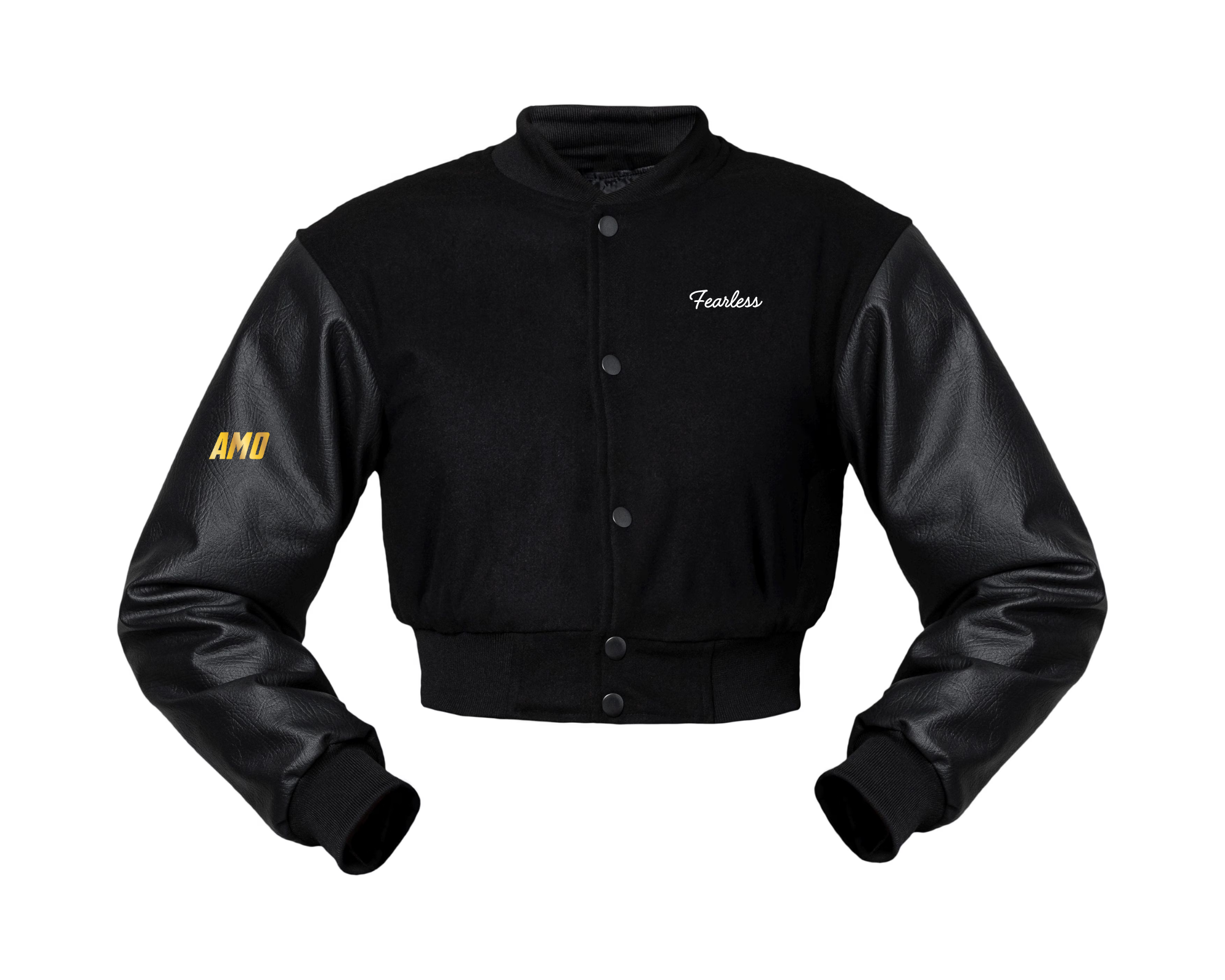 Cropped Fearless Varsity Jacket (Women's)