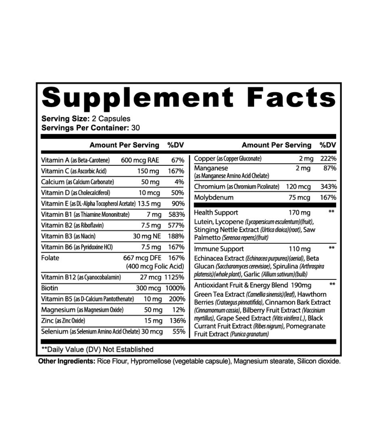 Multivitamin (Men) Capsules